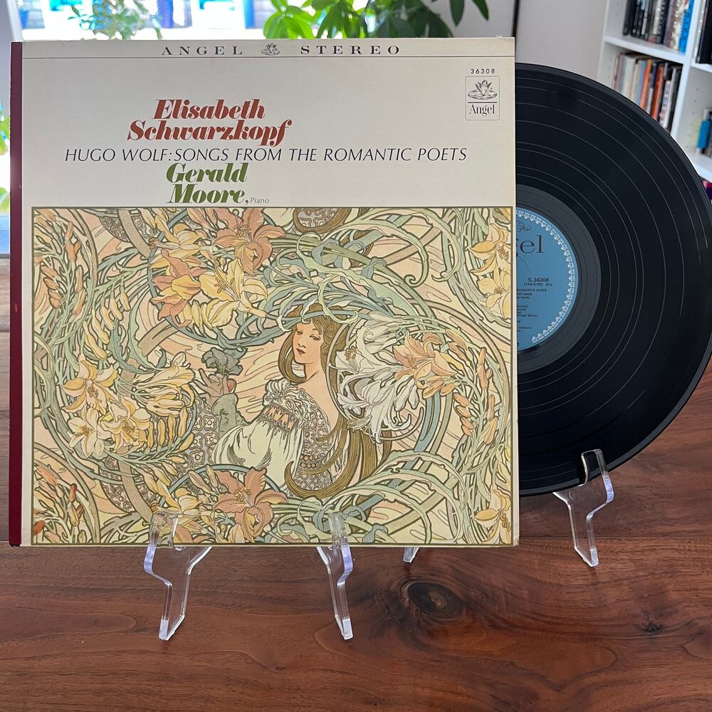 Hugo Wolf Songs From The Romantic Poets Elisabeth Schwarzkopf LP '65 Angel 36308